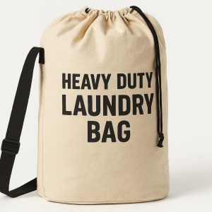 Heavy Duty Laundry Bag with Shoulder Strap
