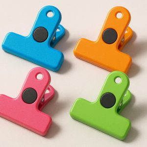 Colorful Plastic Bag Clips with Magnets