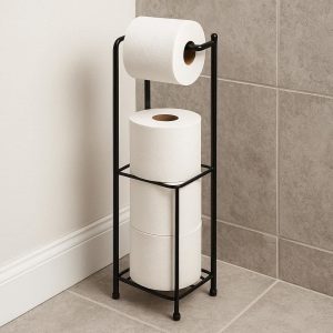 Corner Freestanding Toilet Paper Storage Stand